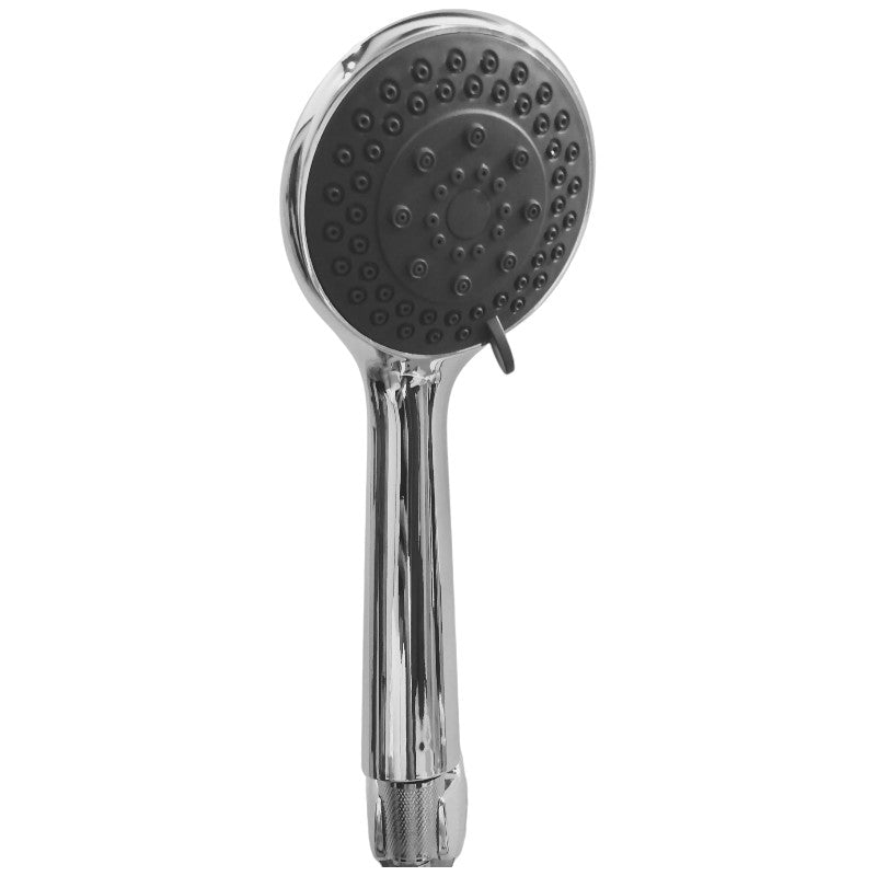 5 in 1 Hand Shower Set for Bathing in Chrome | Durable ABS Plastic | 9" inches Head and 1.5 Meter Stainless Steel Pipe