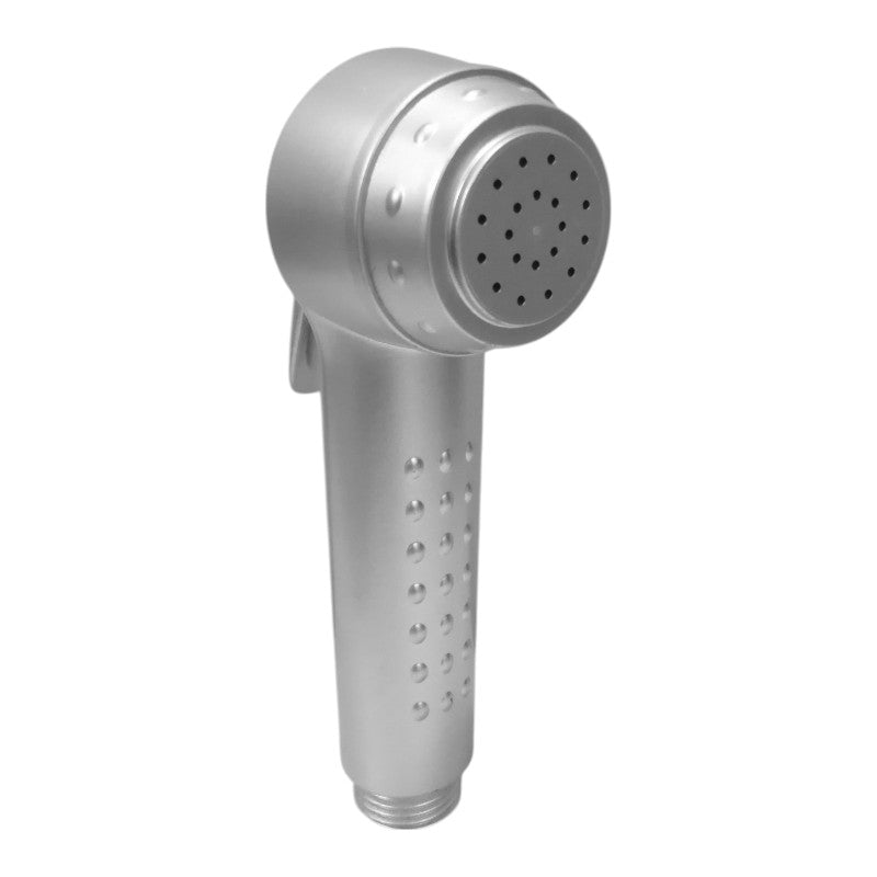 Muslim Shower Head 5"inches in Silver Matt | Durable ABS Plastic | Top Push Lever | Moderate Water Pressure | Easy Installation