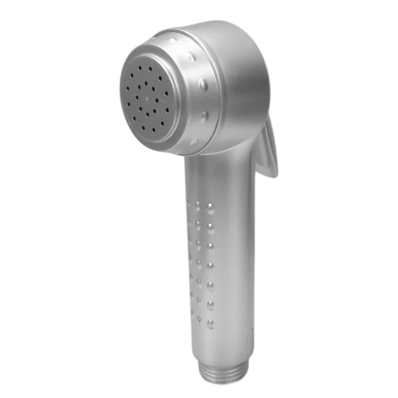 Muslim Shower Head 5"inches in Silver Matt | Durable ABS Plastic | Top Push Lever | Moderate Water Pressure | Easy Installation