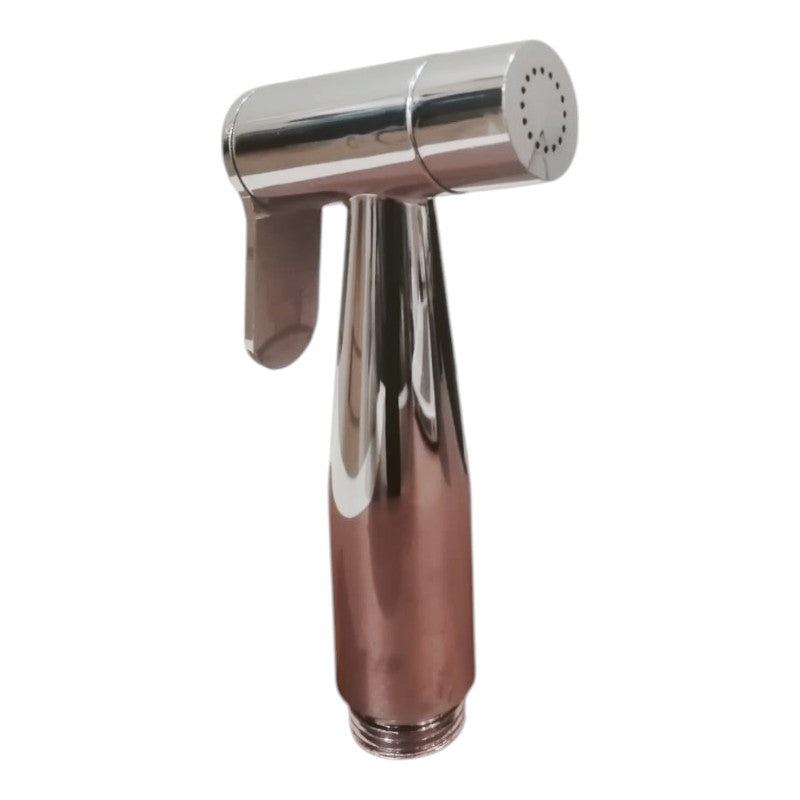 Shiny Chrome Heavy Duty Stainless Steel Muslim Shower Set 5"inches Head + 1.2 Meter Pipe | High Water Pressure | Easy Installation | Bathroom and Toilets