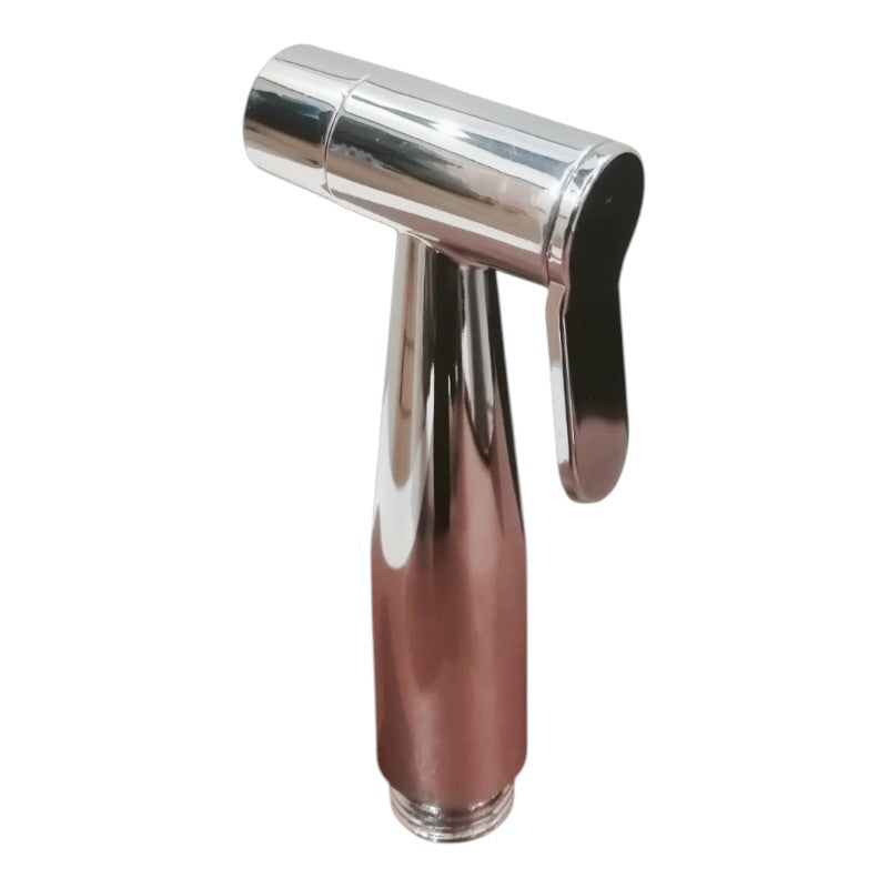 Shiny Chrome Heavy Duty Stainless Steel Muslim Shower Set 5"inches Head + 1.2 Meter Pipe | High Water Pressure | Easy Installation | Bathroom and Toilets