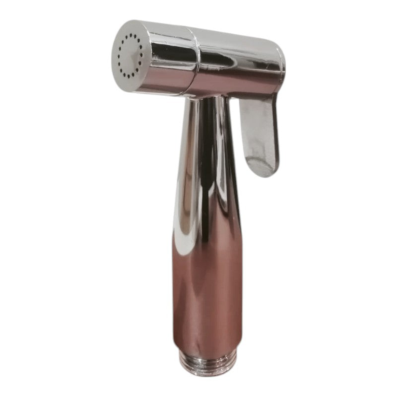 Shiny Chrome Heavy Duty Stainless Steel Muslim Shower Set 5"inches Head + 1.2 Meter Pipe | High Water Pressure | Easy Installation | Bathroom and Toilets