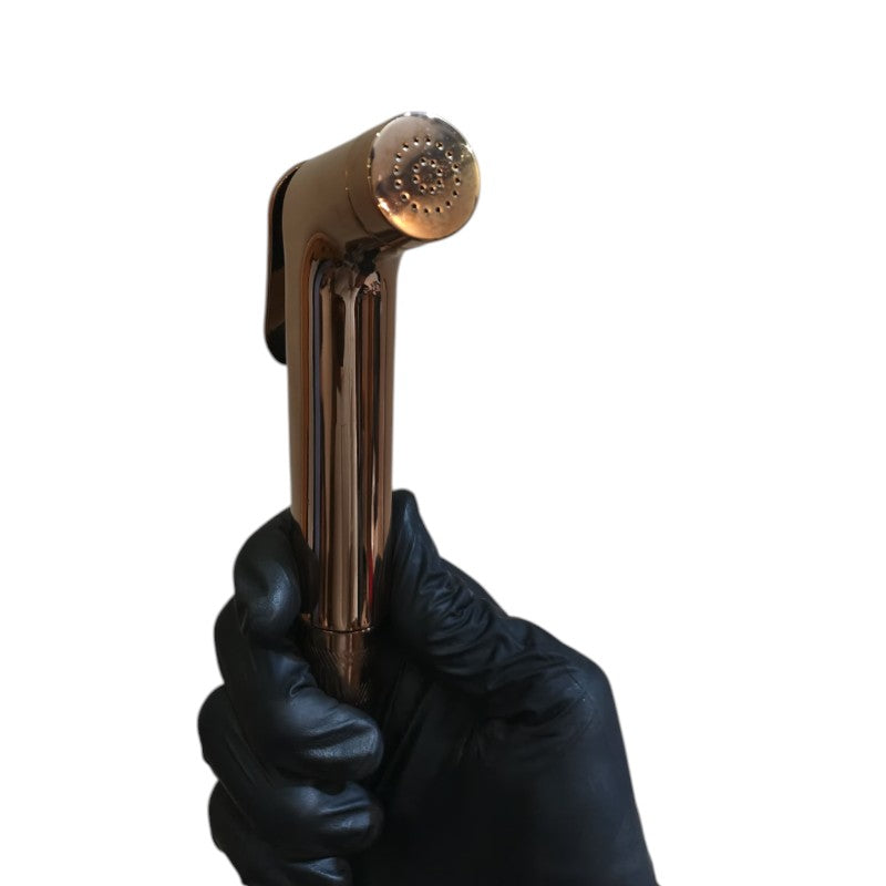 Copper/ Rose Gold Heavy Duty Stainless Steel Muslim Shower Set 5"inches Head + 1.2 Meter Pipe | High Water Pressure | Easy Installation