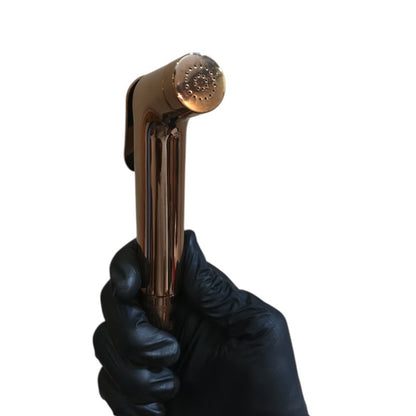 Copper/ Rose Gold Heavy Duty Stainless Steel Muslim Shower Set 5"inches Head + 1.2 Meter Pipe | High Water Pressure | Easy Installation
