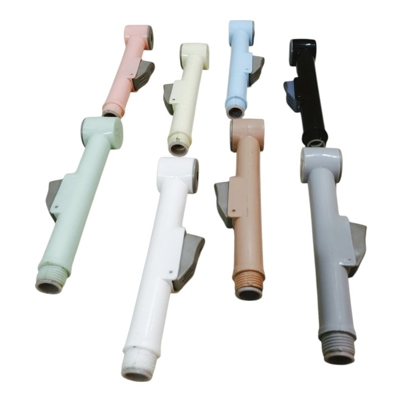 Basic Toilet Shower Set with 1 Meter PVC Pipe | Easy Installation | Moderate Water Pressure
