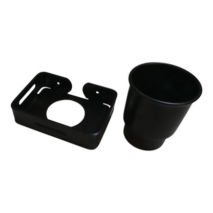 5pcs Aluminium Accessories Set Matt Black | Shelf + Soap Dish + Brush Holder + Towel Rod + Wall Hanger