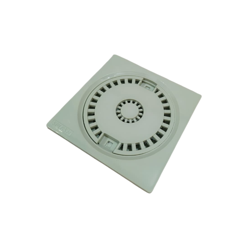 Premium 6x6" Inch Floor Drain in ABS Plastic | Colours Black, White, Ivory, Grey &  More