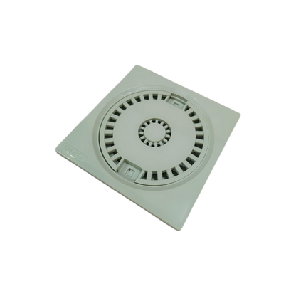 Premium 6x6" Inch Floor Drain in ABS Plastic | Colours Black, White, Ivory, Grey &  More
