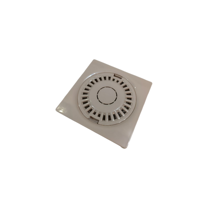 Premium 6x6" Inch Floor Drain in ABS Plastic | Colours Black, White, Ivory, Grey &  More