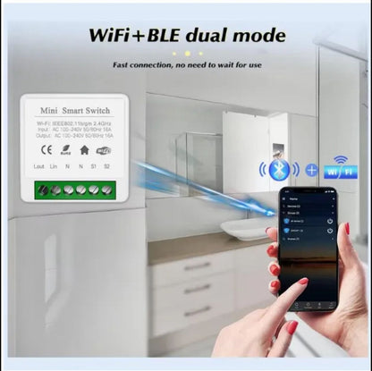 Smart Wi-fi Switch for Electric Gate / Door Lock – 220V