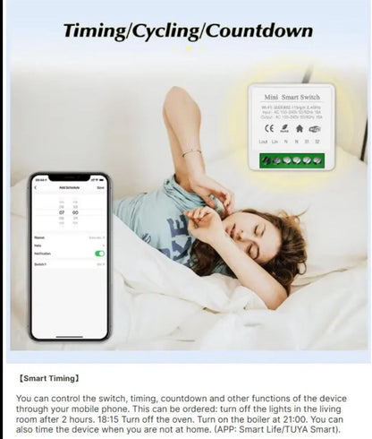 Smart Wi-fi Mini Switch 16A with Energy Monitor