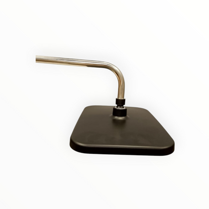 8x12" inches Bathing Shower Head in Matt Black | Made in Durable ABS Plastic | High Pressure (Without Shower Rod)