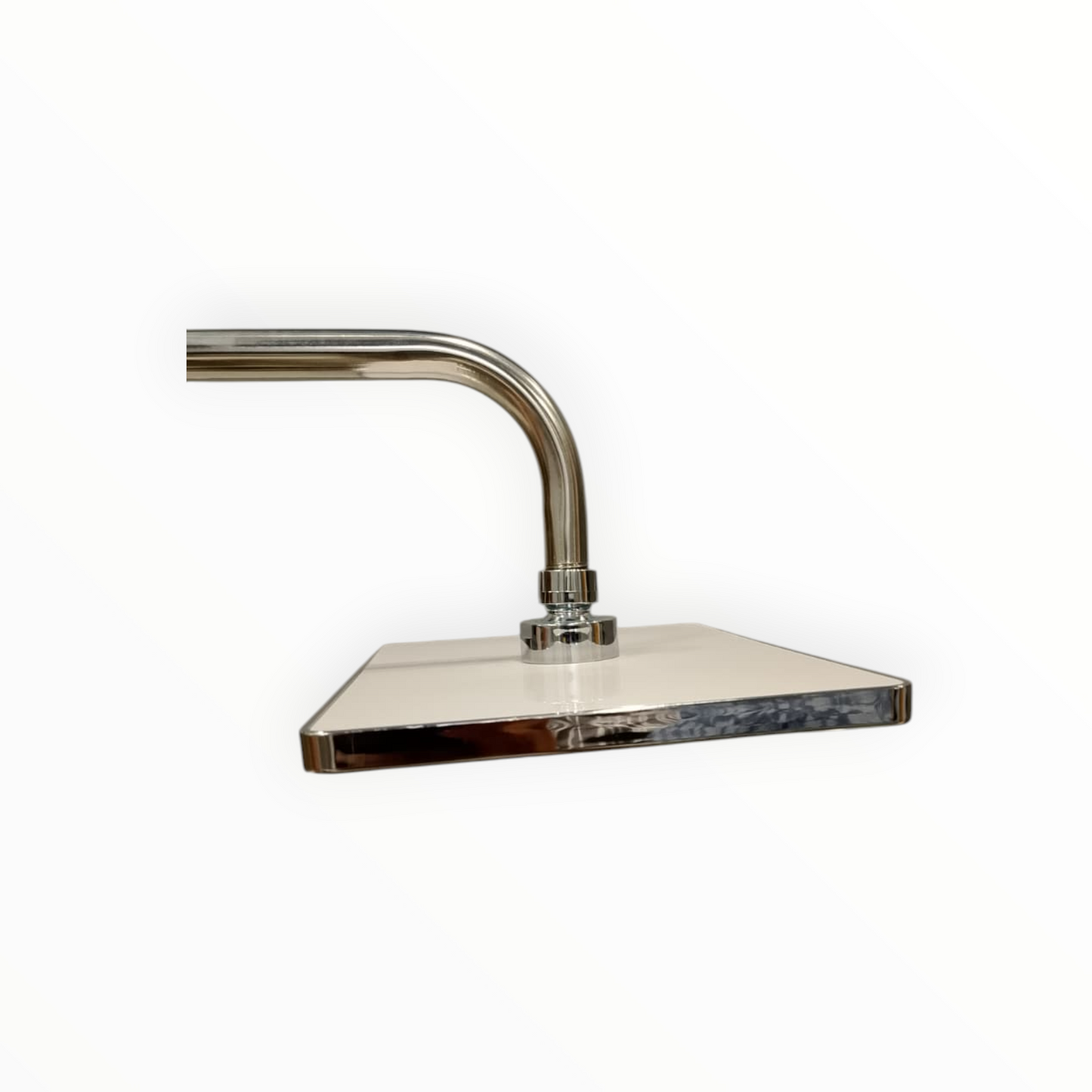 6x10" inches Bathing Shower Head in Shiny Chrome | Made in Durable ABS Plastic | High Pressure (Without Shower Rod)