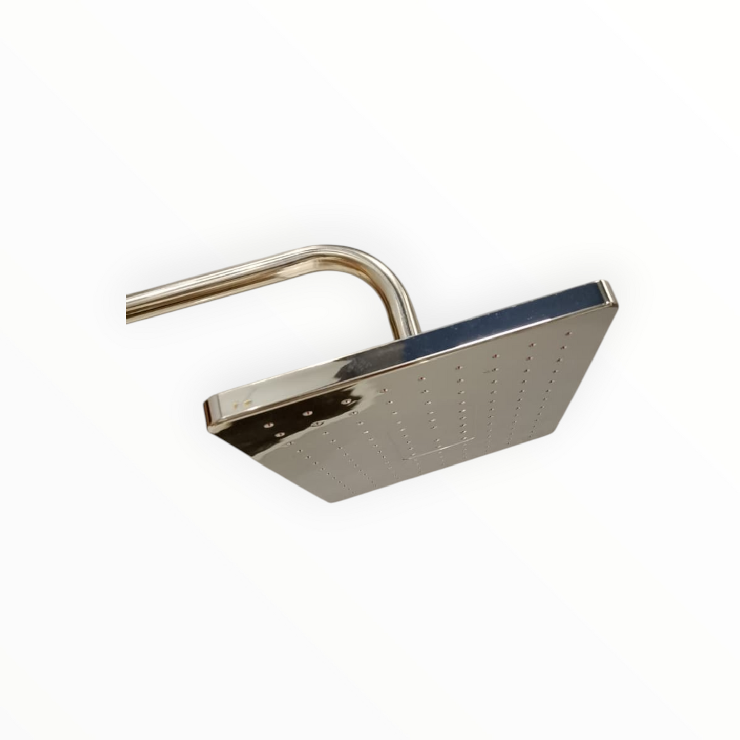 6x10" inches Bathing Shower Head in Shiny Chrome | Made in Durable ABS Plastic | High Pressure (Without Shower Rod)