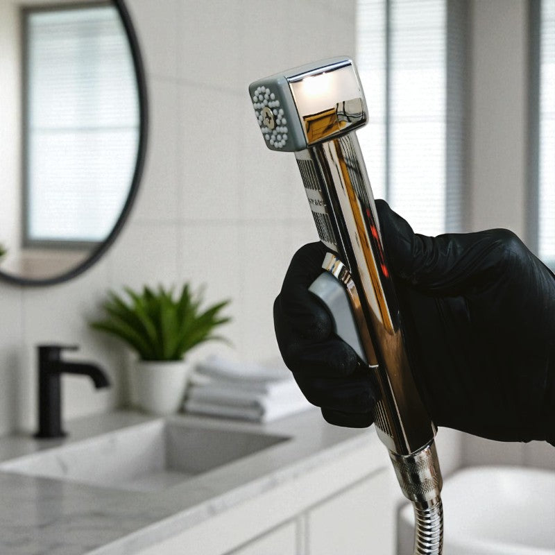 Premium 7 Inch Chrome Muslim Shower Set | Reliance Sanitary