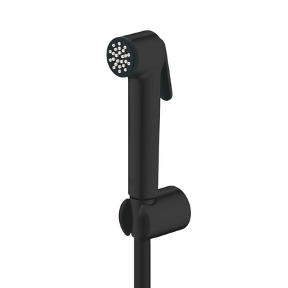 Matt Black Premium Muslim Shower Set 6"inches Shower Head + 1.2m PVC Pipe  | High Water Pressure | Easy Installation