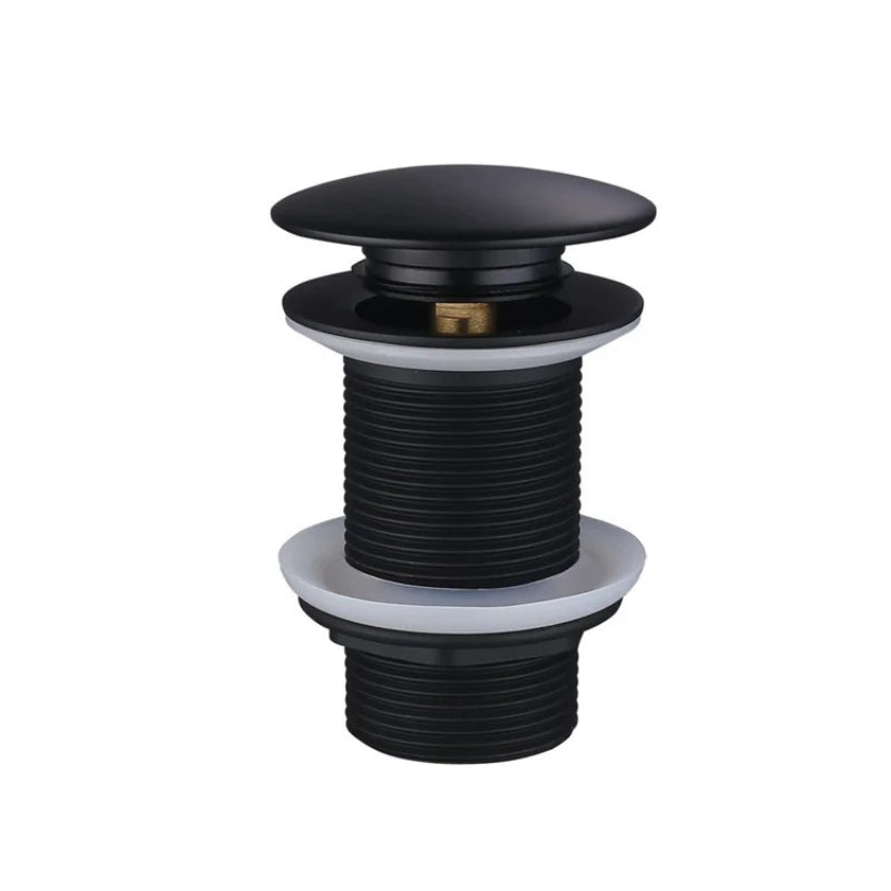 Basin Pop Up Waste 1.25" inch Stainless Steel Chrome, Black, Golden | 4"inches Length