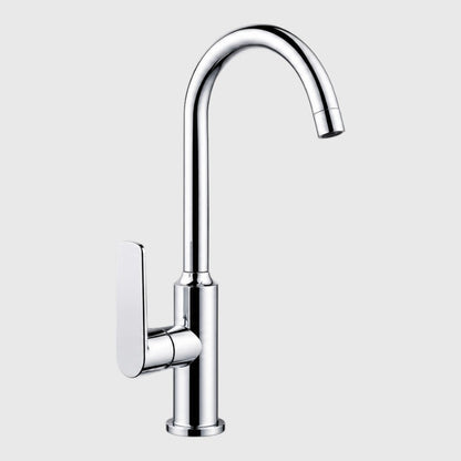 Heavy Quality Kitchen Mixer 15" inches in Stainless Steel | Easy to Install | Deck Mounted | Available in Chrome, Black, Gun Metallic & White