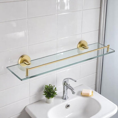 Wesda Exclusive 6pcs Shiny Gold Bathroom Accessories Set in 304 Stainless Steel
