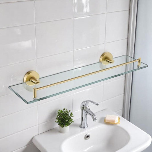 Wesda Exclusive 6pcs Shiny Gold Bathroom Accessories Set in 304 Stainless Steel