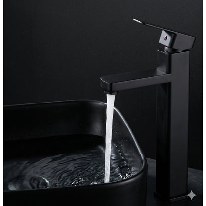 Premium  12"inchs Bathroom Long Basin Faucet | Hot and Cold Mixer | Stainless Steel Handle with PVC Body