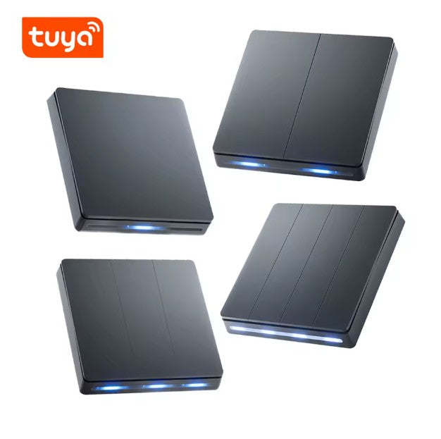 Smart Wi-Fi Double Push Button Wall Switch