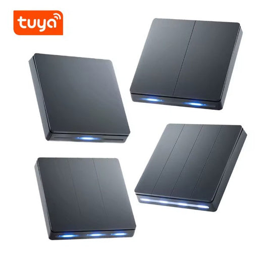 Smart Wi-Fi Double Push Button Wall Switch
