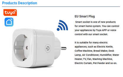 Smart Wi-fi Plug 16A