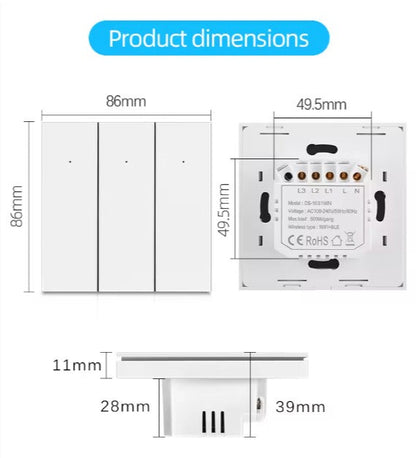 Smart Wi-fi Push Button Switch