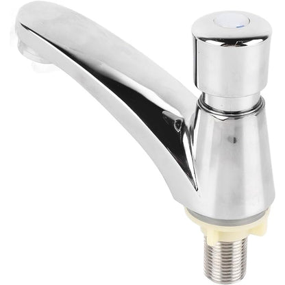 Auto Off Push Button Faucet in Brass | Auto Off in 5 to 8 Seconds | Single Line | Deck Mounted